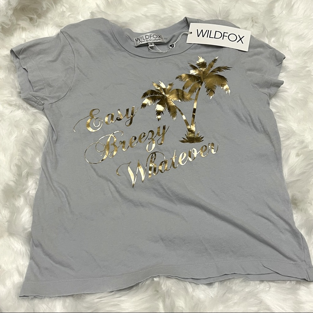Wildfox “Easy Breezy Whatever” Top Size Small